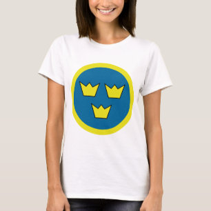 Drie Kroons Zweden Insignia T-shirt
