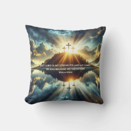 Drie kruisen bij een meer kussen