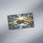 Drie kruisen bij een meer magnetisch visitekaartje (Voorbeeld)