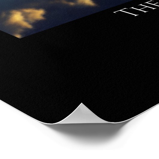 Drie kruisen bij een meer poster (Hoek)