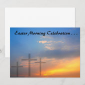 Drie kruisen en zonneschermen kaart (Voorkant / Achterkant)