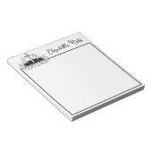 Drie kruisen gepersonaliseerd notitieblok (Schuin)