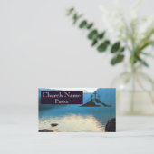 Drie Kruisen Island Water Church Pastor Visitekaartje (Staand voorkant)