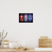 Drie Kruisen Kunst Poster (Keuken)