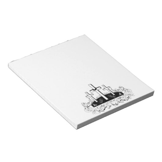 Drie kruisen notitieblok (Schuin)