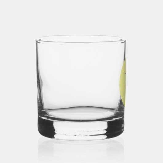 Drie kruisen op Golgotha Geel Whisky Glas (Rechts)