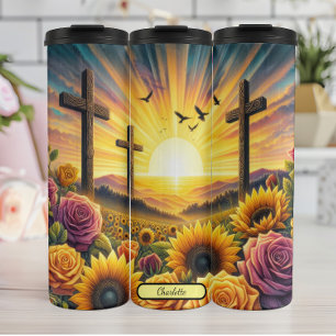 Drie kruisen Sunset Floral Radiance Thermosbeker
