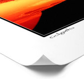 Drie kruisen van Golgotha - hij is gerezen! Poster (Hoek)