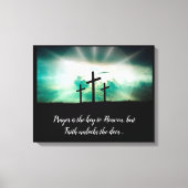 Drie kruisingen canvas afdruk (Voorkant)
