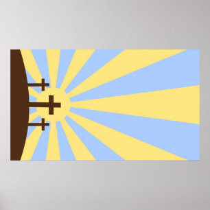 Drie kruisingen poster