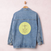 Drie kruizen op Calvarie Denim Jacket (Hangar)