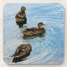 Drie kurkOnderzetter