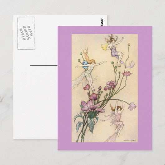 Drie Kwalieten Mad met Joy Briefkaart (Voorkant / Achterkant)