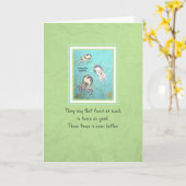 Drie kwallen van polyorchis naar Triplets van zate Kaart (Gele Bloem)