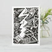 Drie kwart flatkaart (Staand voorkant)