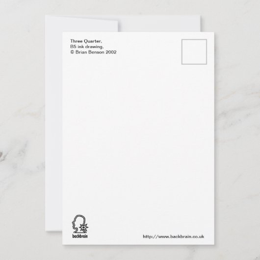 Drie kwart flatkaart (Achterkant)