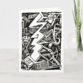 Drie kwart kaart (Voorkant)