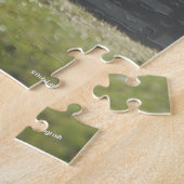 Drie kwart paarden staan in de lijst legpuzzel (Zijkant)