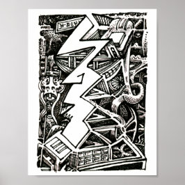 Drie kwart poster
