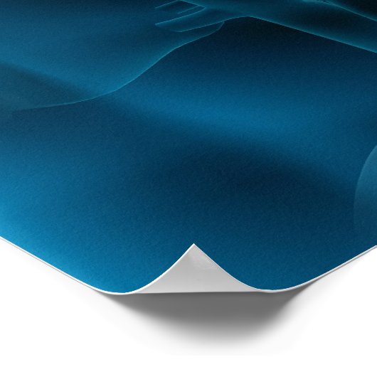 Drie kwart uitzicht hart en longen poster (Hoek)