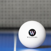 Drie-laagkleuren monogram pingpongbal (Net)