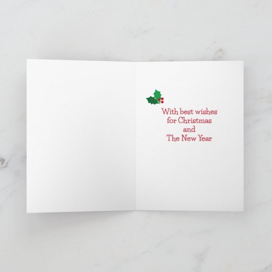 Drie Labradors en Kerstversiering Feestdagen Kaart (Binnen)