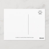 Drie Labradors en mama Briefkaart (Achterkant)