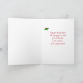 Drie Labradors sleeën glijden Fijne Feestdagen (Binnen)