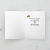 Drie Labradors sleeën glijden sneeuw uitzicht Feestdagen Kaart (Binnen)