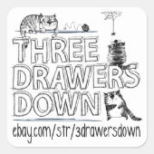 Drie lades stickers (Voorkant)