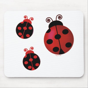 Drie Ladybugs Muismat