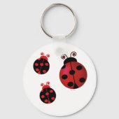 Drie Ladybugs Sleutelhanger (Voorkant)