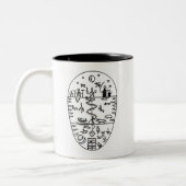 Drie Lagen Leven Tweekleurige Koffiemok (Links)