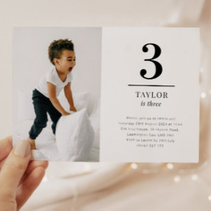 Drie Landscape Foto Uitnodiging