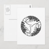 Drie langoesten achter elkaar briefkaart (Voorkant / Achterkant)