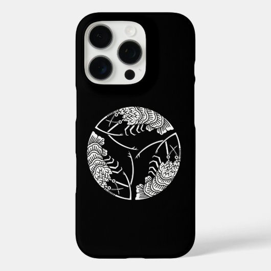 Drie langoesten met de kop naar de staart Case-Mate iPhone case (Achterkant)