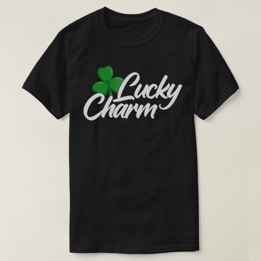 Drie Leaf Clover Lucky Charm St Patricks Day St P T-shirt (Design voorkant)