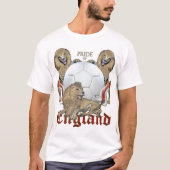 Drie leeuwen Engels Football T-shirt (Voorkant)