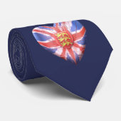 Drie leeuwen stropdas (Opgerold)