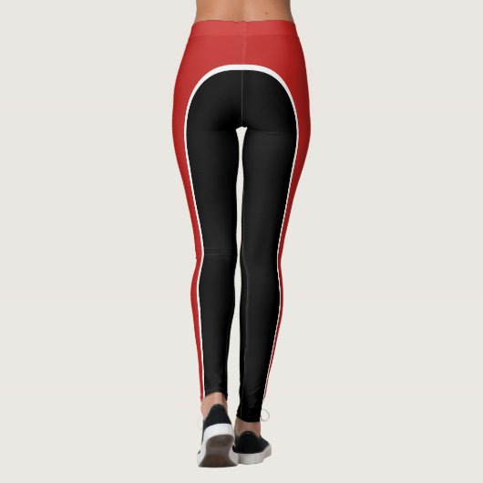 Drie  Leggings met de naam van kleuren (Achterkant)