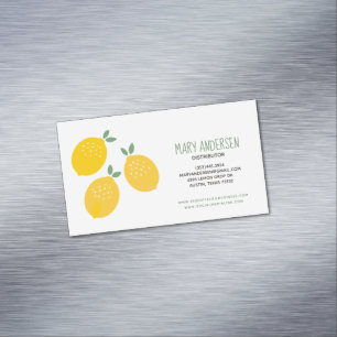 Drie Lemons Essential Oil Magnetisch Visitekaartje