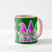 Drie lente tuinieren kabouters mok (Voorkant rechts)