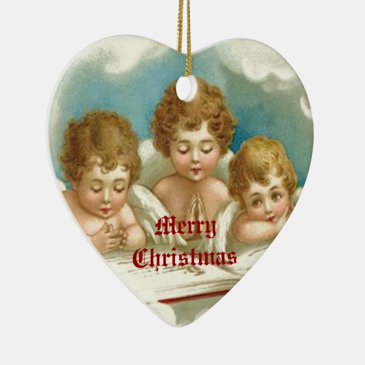 Drie leuke bidenengelen ornamenten (Rechts)