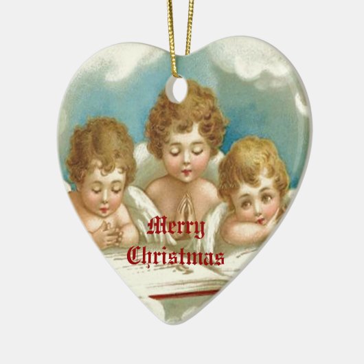 Drie leuke bidenengelen ornamenten (Links)