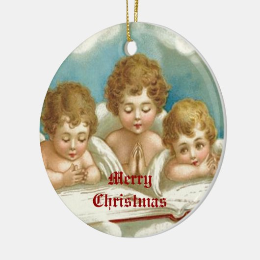 Drie leuke bidenengelen ornamenten (Links)