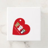 Drie leuke kerstberen bedankjes labels (In situ)