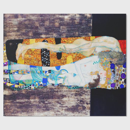 Drie levensjaren, Gustav Klimt Cadeaupapier (Vlak)