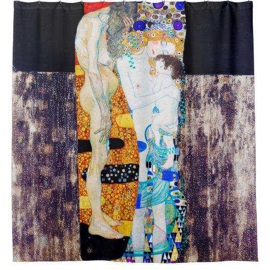 Drie levensjaren, Gustav Klimt Douchegordijn (Voorkant)
