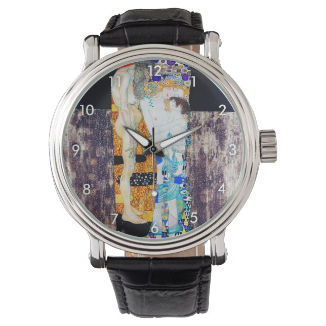 Drie levensjaren, Gustav Klimt Horloge (Voorkant)