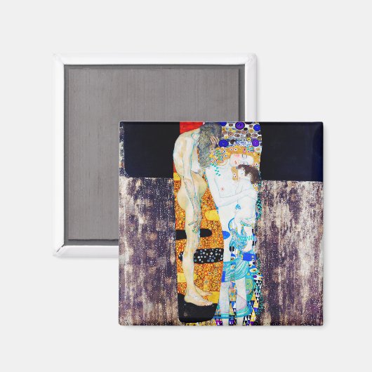 Drie levensjaren, Gustav Klimt Magneet (Voorkant / Achterkant)
